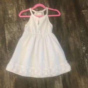 Little girls white dress